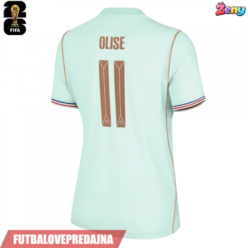 Lacne Ženy Futbalové dres Francúzsko Michael Olise #11 MS 2026 Krátky Rukáv - Preč